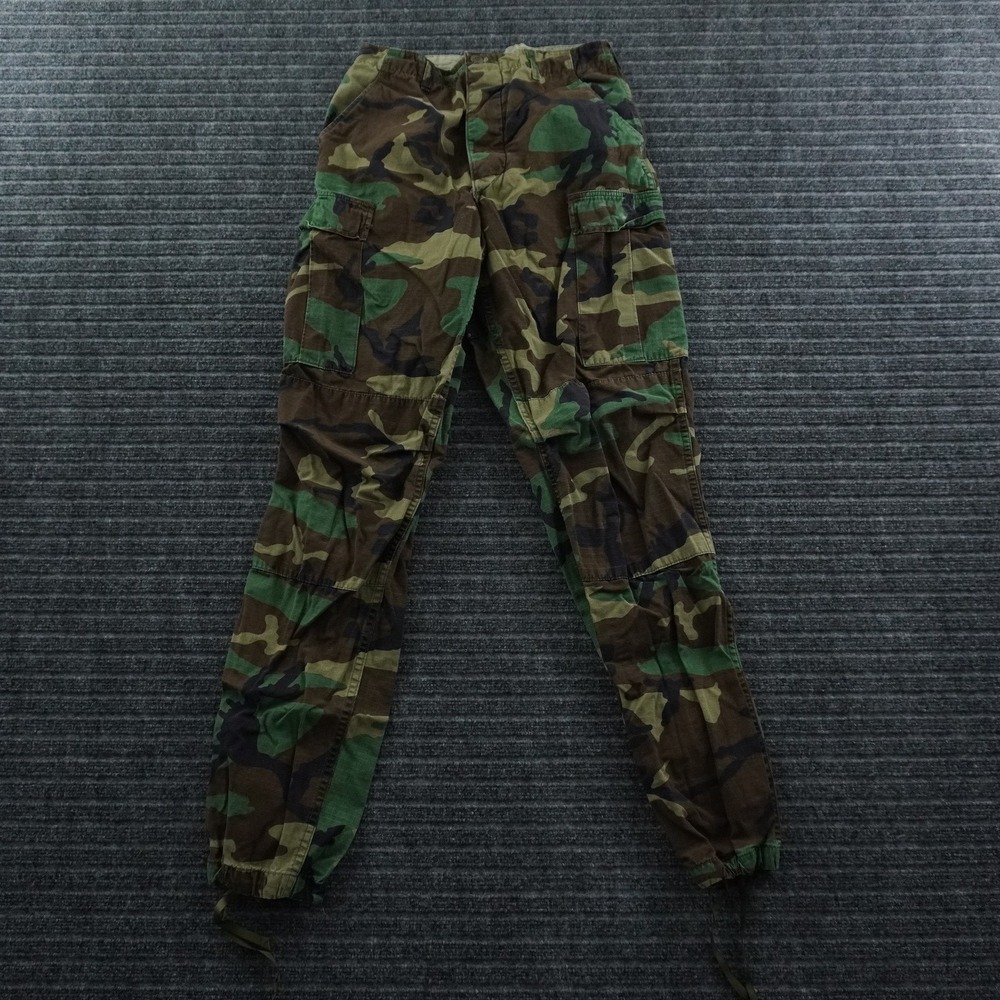 Propper International Cargo Pants Mens Small X-Long Green Camo Woodland Ripstop